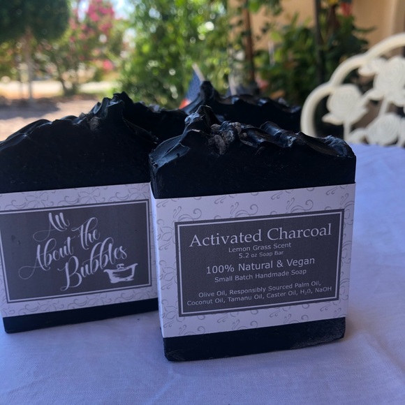 🧼Activated Charcoal artisan soap 🧼🧼bar 5.2 Oz - Picture 3 of 10